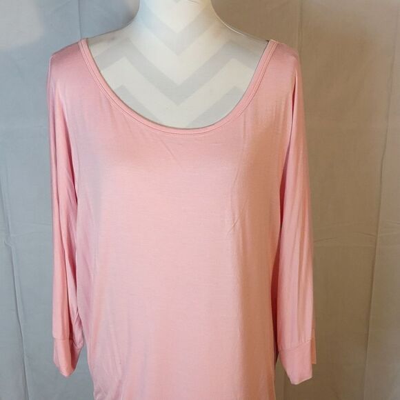 Johnny Plus Size Pink Tunic Top XXL - Picture 2 of 7